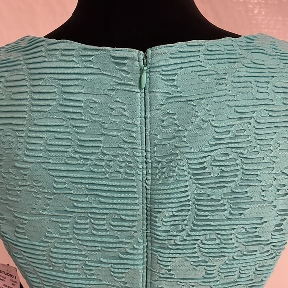 STUDIO One NY NWT Women's Mint Lace Dress Sleeveless Resort Wear Size 4 - Picture 4 of 9